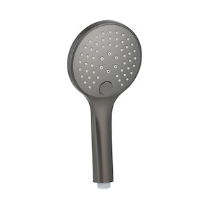 Building supplies: 3-Function Round Hand Shower - Brushed Gunmetal