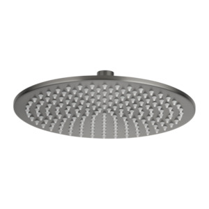 Building supplies: Shower Head Round 250mm - Brushed Gunmetal