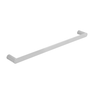 Milani Single Towel Rail 600mm - Brushed Nickel