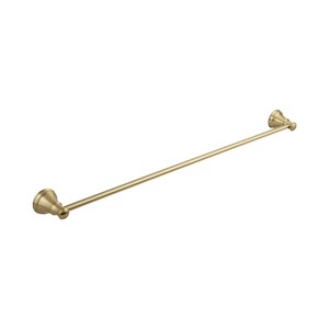 Kingsley Single Towel Rail - Brushed Brass