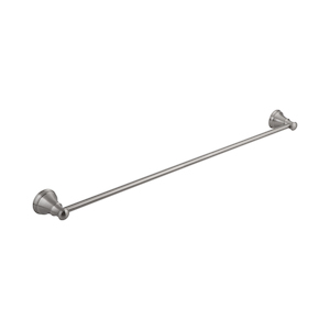 Kingsley Single Towel Rail - Brushed Nickel