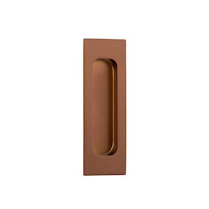 Atley Rectangular Flush Pull - Brushed Copper