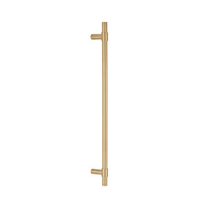 Modi Adjustable Entry Door Pull 600mm - Brushed Brass