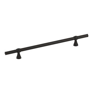 Kingsley Adjustable Cabinetry Pull 350mm - Matte Black