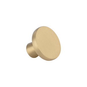 Building supplies: Pika Cabinetry Knob - Brushed Brass