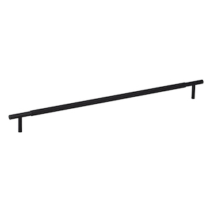 Tezra Textured Cabinetry Pull 500mm - Matte Black