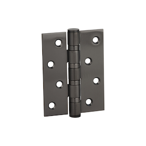 Ellis Butt Door Hinge Pair 100mm - Brushed Gunmetal