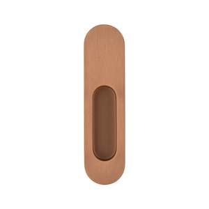 Leroy Sliding Door Dummy Pull - Brushed Copper