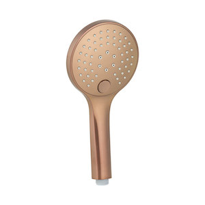 3-Function Round Hand Shower - Brushed Copper