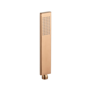 Rounded Rectangle Hand Shower - Brushed Copper