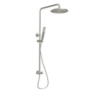 Finley Shower Rail Set - Brushed Nickel