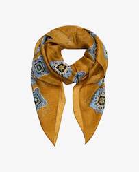 Opal Scarf in Print Orange/Beige, Blue/Brown or Green/Rose