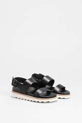 Spenn Sandal in Black