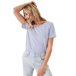 Blue Grey Stripe Tee