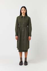 Utility Dress in Olive