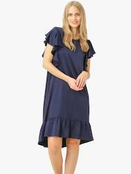 Katie Dress in Dress Blues