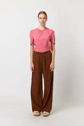 Womenswear: Jacquard top in pink