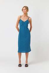 Womenswear: Summer Check Slip Dress in Blue