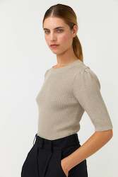 Womenswear: Nova Top in Oatmeal