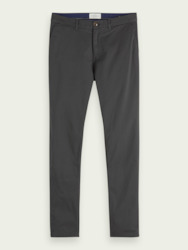 Stuart Regular Fit Trouser in Charcoal