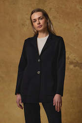 Womenswear: Merino Milano City Jacket in Black or London