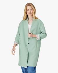 Emma Coat in Granite Green