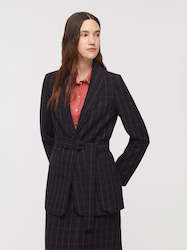 Ikebana Window Check Blazer