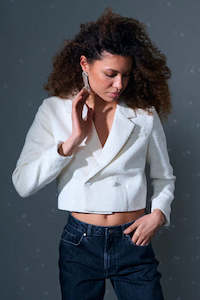 Womenswear: Vala Blazer in Champagne