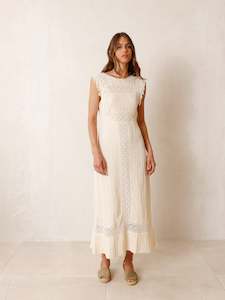 Womenswear: Summer Cotton Dress in Crudo