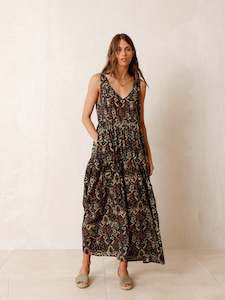 Womenswear: Brown Print Dress