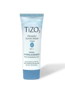 Sunscreen: Tizo3 Facial Primer Sunscreen (Tinted) SPF 40 Zinc Oxide 3.8% 50g