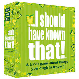 Computer game: I Should Have Known That! Trivia Game