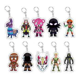 Games Fortnite Skin Characters Acrylic Keychain