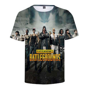 Hot Game PUBG Casual Sports Summer T-Shirts for Adult Kids