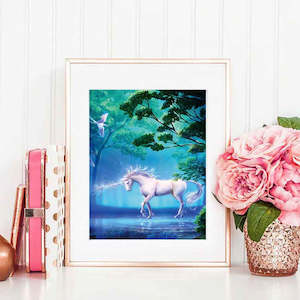 Unicorn Horse Wall Poster Canvas Art Prints Painting Decor