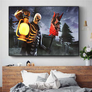 Hot Game Fortnite Battle Royale Poster Canvas Print Wall Decor