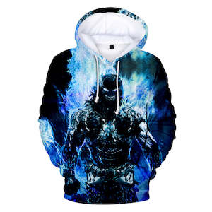 Fashion Skull Cool 3D Print Halloween Hooded Pullover Coat Jacket