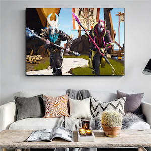 Hot Game Fortnite Battle Royale Poster Canvas Print Wall Decor