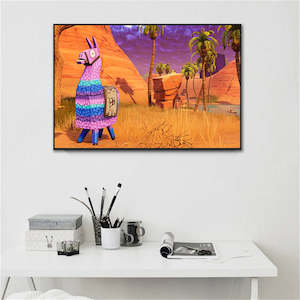 Hot Game Fortnite Battle Royale Poster Canvas Print Wall Decor