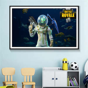 Hot Game Fortnite Battle Royale Poster Canvas Print Wall Decor