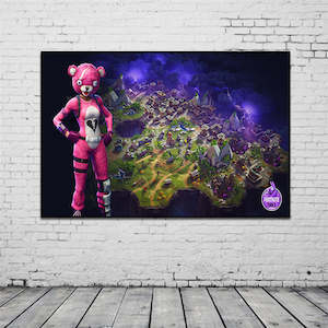 Hot Game Fortnite Battle Royale Poster Canvas Print Wall Decor