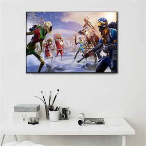 Hot Game Fortnite Battle Royale Poster Canvas Print Wall Decor