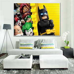 Hot Movie The Lego Poster Canvas Print Painting Wall Art