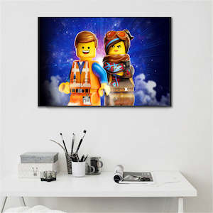 Hot Movie The Lego Poster Canvas Print Painting Wall Art