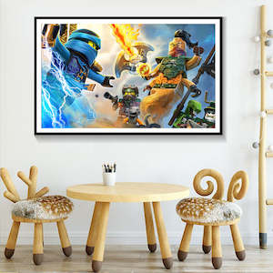 Hot Movie The Lego Poster Canvas Print Painting Wall Art