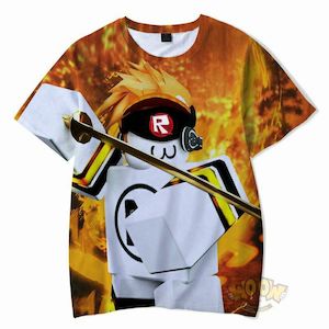 Game Roblox T-shirts Sports Summer Top Tees Unisex for Kids & Adults