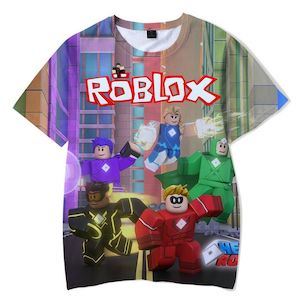 Game Roblox T-shirts Sports Summer Top Tees Unisex for Kids & Adults