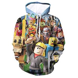 Roblox Hoodie 3D All Print Pullover Sweatshirt Unisex