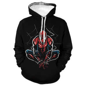 Marvel Spider-man Hoodie 3D All Over Print Pullover Hoody Sweatshirt