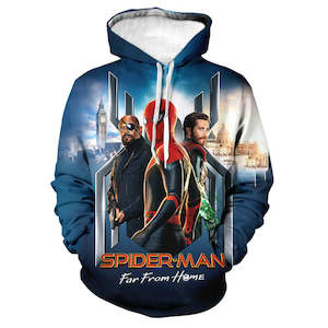 Marvel Spider-man Hoodie 3D All Over Print Pullover Hoody Sweatshirt